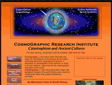 Tablet Screenshot of cosmographicresearch.org